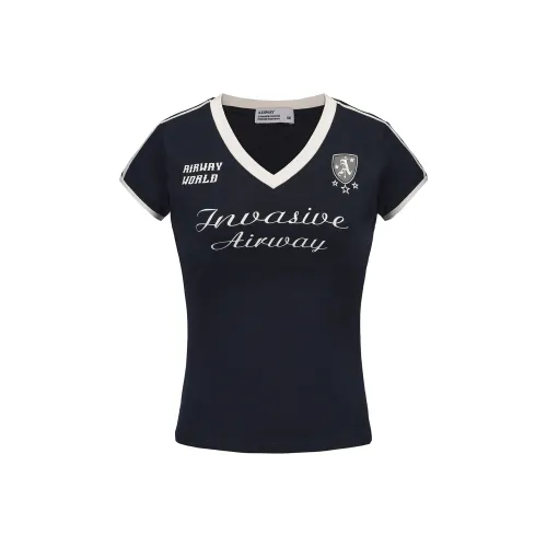 AIRWAY T-Shirt Унисекс Темно-синий