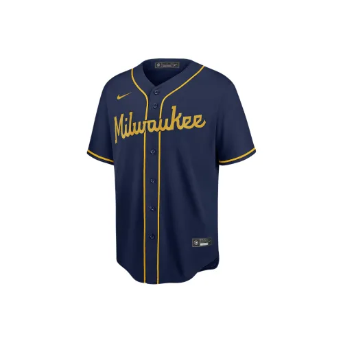 nike MLB Milwaukee Brewers T-Shirt Мужская Морской Синий