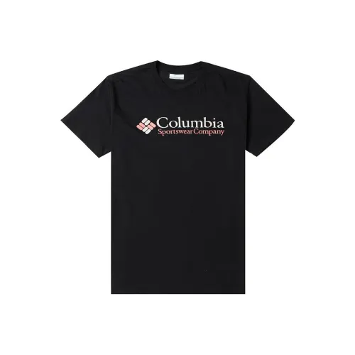 Мужская черная футболка с совместным брендом Columbia