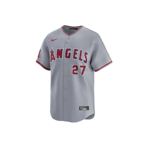 nike MIKE Trout Los Angeles Angels T-Shirt Мужской Темно-серый