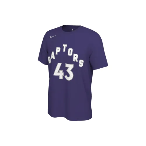 nike T-рубашка Pascal Siakam Хищники Winning Edition Мужской Императорский пурпурный Белый