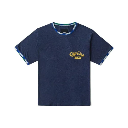 VANS Темно-синие унисекс футболки