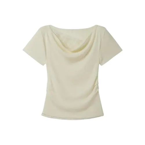 HUINIAN T-рубашка Женская Абрикос