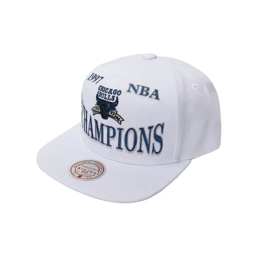 MITCHELL NESS Полиэстер Кепки Мужские Белые