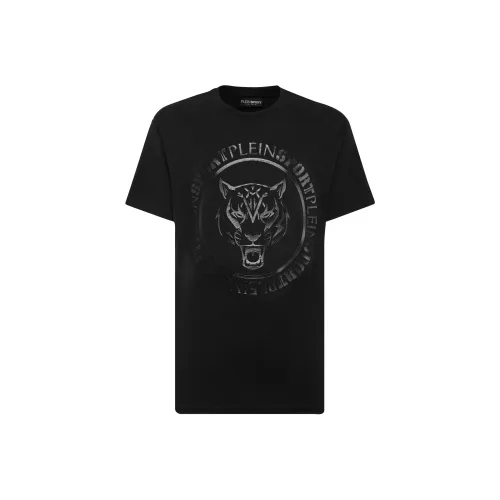 PLEIN SPORT Мужская черная футболка