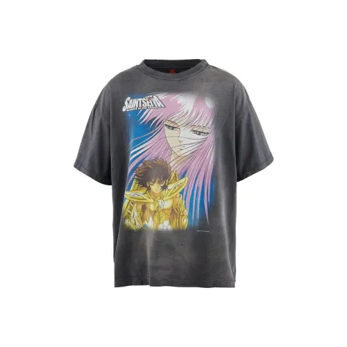 SAINT Mxxxxx x Sean Wotherspoon совместная работа X Святой Сейя T Рубашка Унисекс Черный