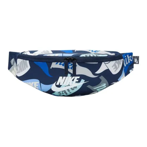 Nike Ткань Бананка Стандартная Унисекс Синий и Многоцветный
