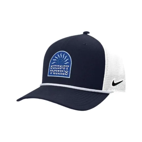 Nike 100% хлопок Кепки Унисекс Морской синий