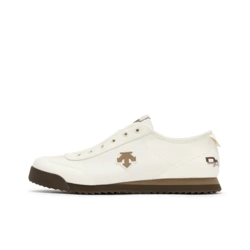 DESCENTE CHRON TEMPO Устойчивый к истиранию Низкий Топ Casual Мужской Бежевый