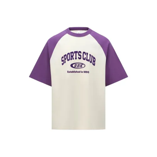 Reebok Фиолетовый Унисекс Футболка