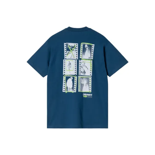 Carhartt WIP SS24 T Рубашка Мужская Синяя