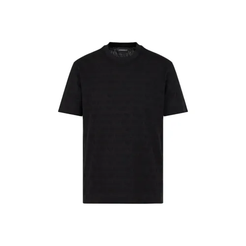 EMPORIO ARMANI T-рубашка унисекс черного цвета