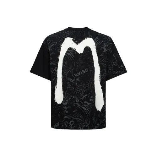 EVISU Мужские черные футболки