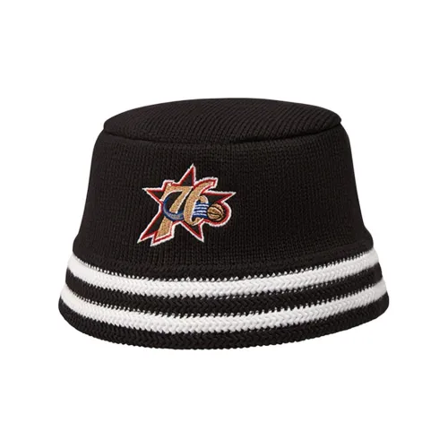 MITCHELL NESS Cotton Bucket Hats Унисекс Черный
