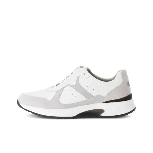 Gabor Rollingsoft противоскользящий и дышащий низкий топ повседневная обувь мужская белая серая