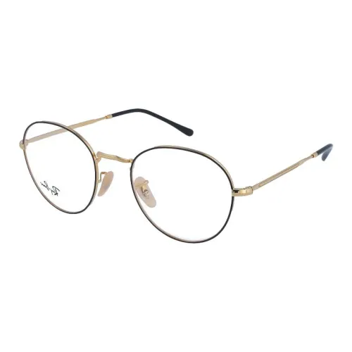 RayBan Металл Овал OPTICAL Очки Унисекс Черный