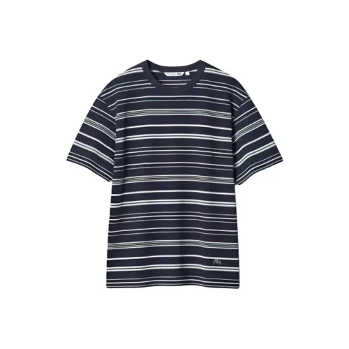 UNIQLO JW Anderson Co Branded Series Темно-синие Мужские T-рубашки