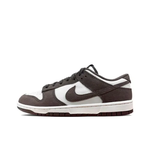 Nike Dunk Скейтборд Кроссовки Низкие Белый Коричневый Унисекс