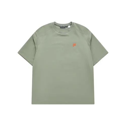 FILA FUSION T Рубашка Мужская Перо-Серый Зеленый