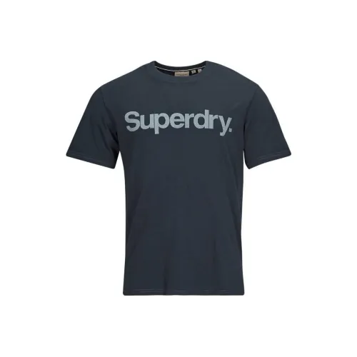 SUPERDRY T-Shirt Мужской Морской Синий