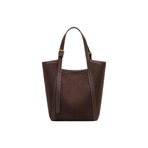 MILLIE'S Коровья кожа Сумка через плечо Стандартная Женская Кофе Золотисто-коричневый