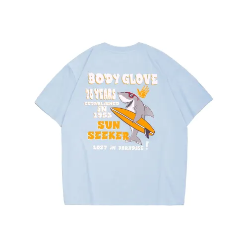 BODY GLOVE Рукав с оборванным плечом T-рубашка Унисекс