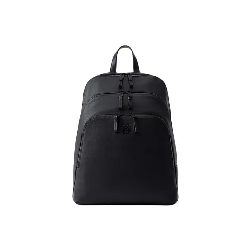 FION Mountain and Sea Journey Series Рюкзак из коровьей кожи стандартный мужской черный