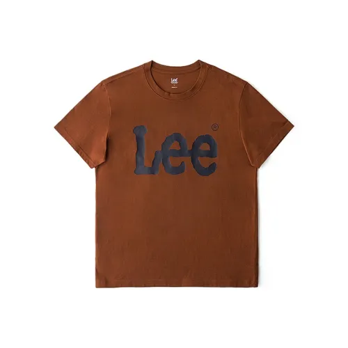 Мужская футболка Lee co-branded, коричневого цвета