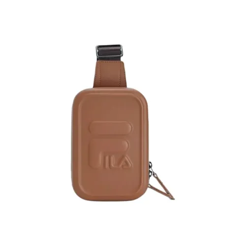 FILA ПУ (полиуретан) Sling Сумка Mini Унисекс Темный Кофейный