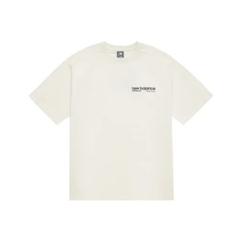 New Balance T-Shirt Унисекс Айвори Белый