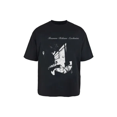 Tre Club Черная Унисекс Футболка