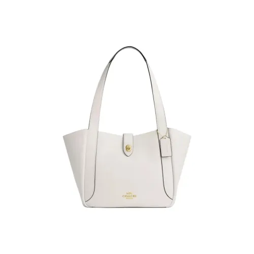 COACH Hadley Кожа Тоут Сумка Сумка для покупок Сумка на плечо Большая Женская Экрю