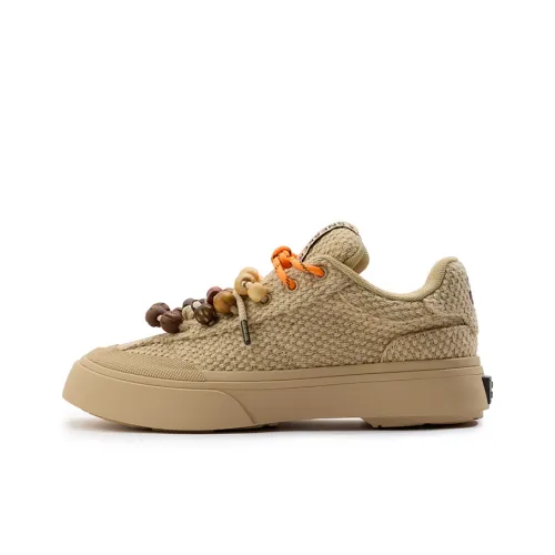 INXX SNEAKER Низкий Топ Casual Унисекс Коричневый Rice Коричневый Бежевый