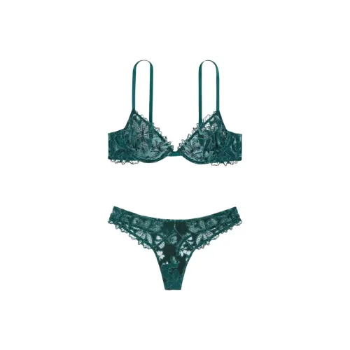 Victoria's Secret Комплект нижнего белья для женщин зеленый