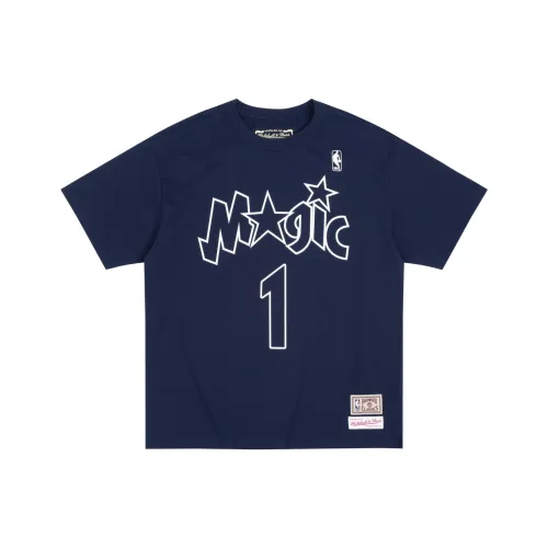 MITCHELL NESS T-Shirt Унисекс Темно-синий