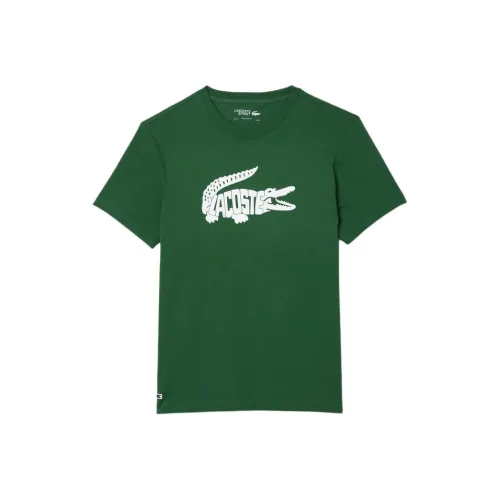 Рубашка T Collaboration LACOSTE Мужская Зеленая Белая