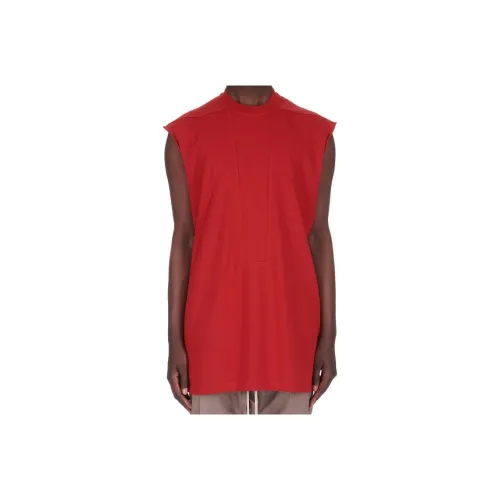 RICK OWENS совместный бренд RO SS24 T Рубашка Мужская Темно-красная