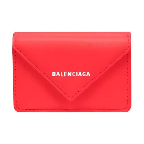 Коллекция Balenciaga Luggage Collection Кошелек из коровьей кожи Мини Женский Красный