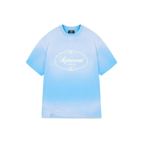 Represent T Рубашка Мужская Облачно-Синий