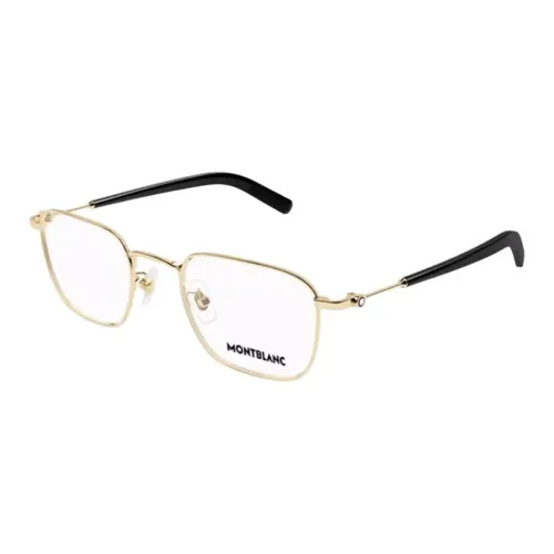 MONTBLANC Металл Квадратные Оправы для Очков Унисекс Золото