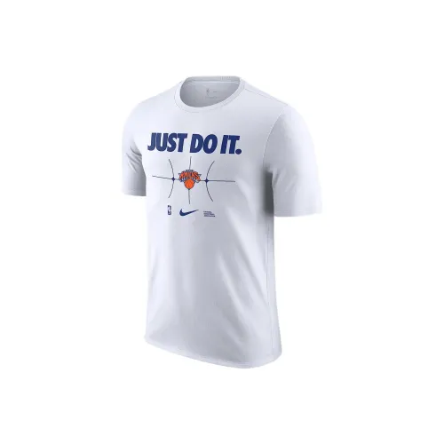 Nike New York Knicks Essential T-Shirt Мужской Белый