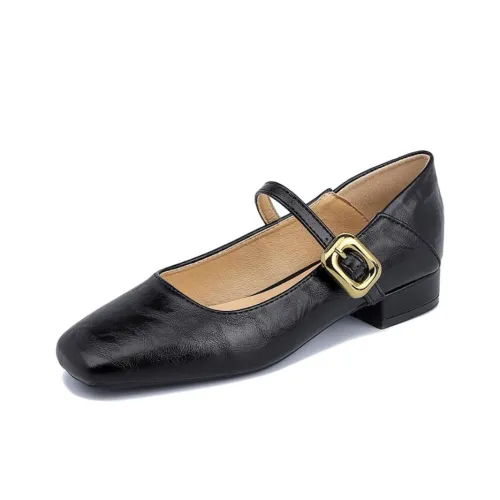 Lanza Грубый каблук Туфли Мэри Джейн Женские