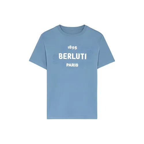 BERLUTI Мужские синие T-рубашки
