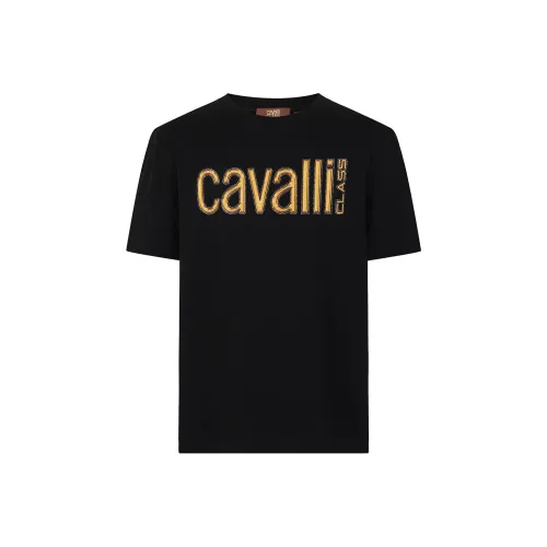 Cavalli Class T Рубашка Мужская Черная