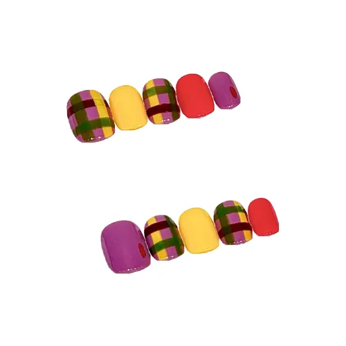 THE CABB SOUL Urban Youth Temperature Color Short Round Rainbow Jump Color Cute