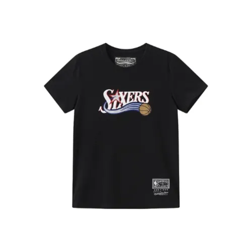 MITCHELL NESS T-Shirt Унисекс Черный