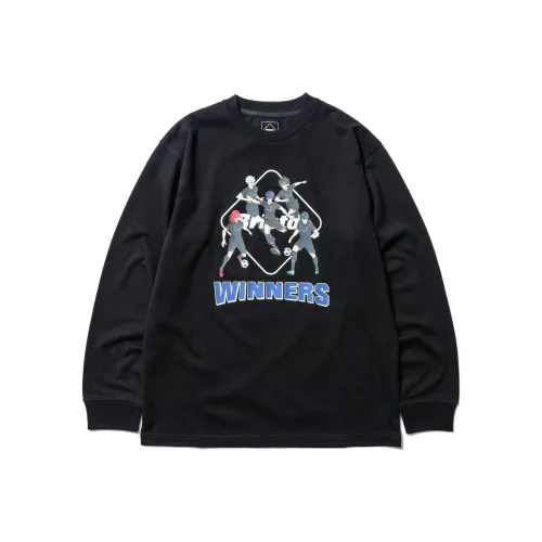 F.C Real Bristol BLUE LOCK Collaboration Черная Унисекс Футболка