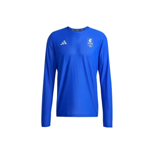 Adidas Boston Marathon T-Shirt Мужская Прозрачная Синяя