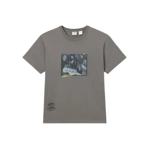 Levis Серый Мужской T-Рубашки