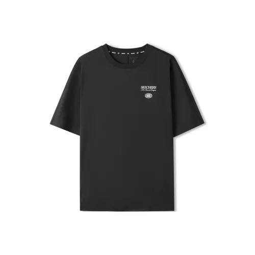 Skechers Sports Life Collection T-Shirt Унисекс Угольный Черный